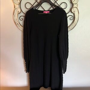 Lilly Pulitzer Black Long Sleeve Dress